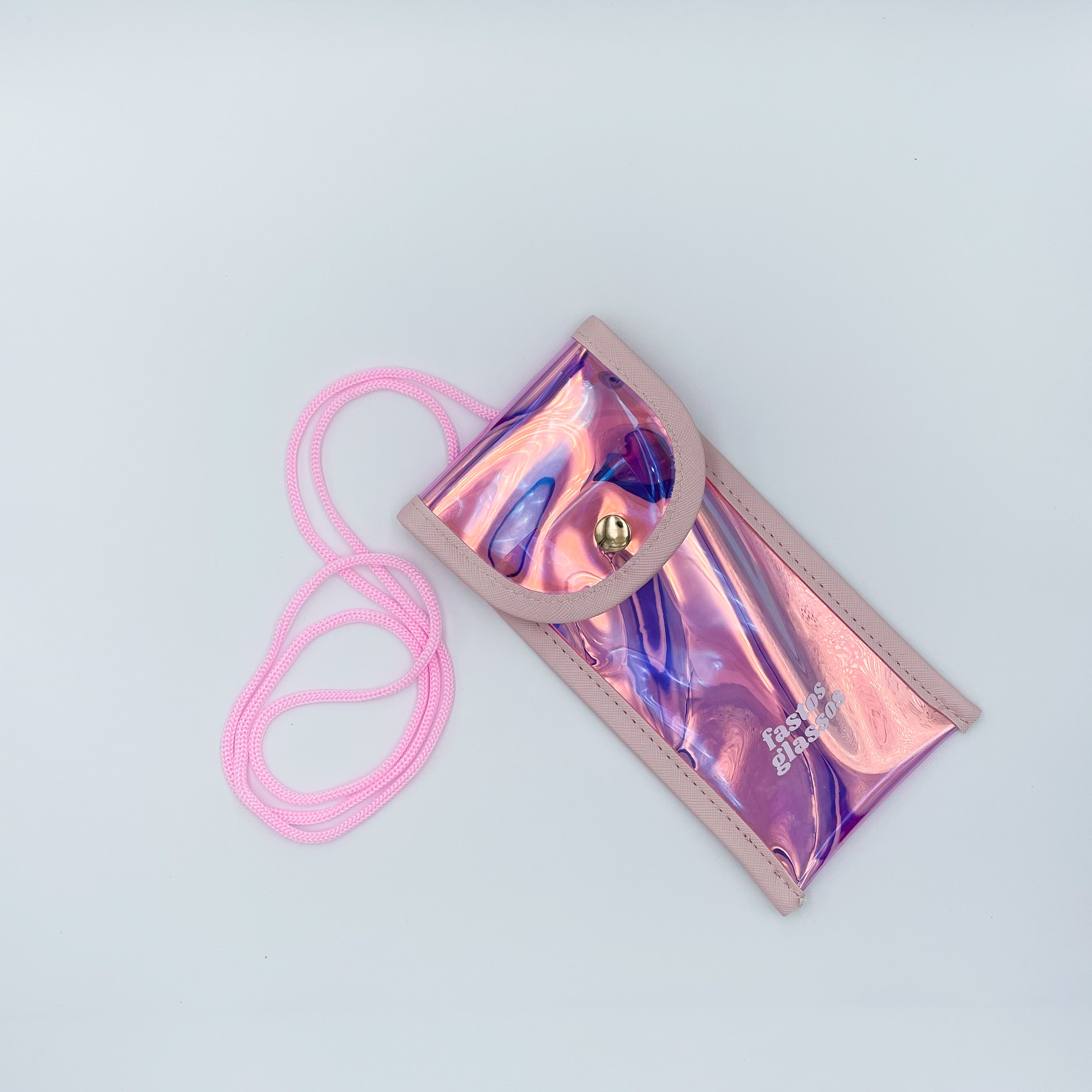 Sunglass Case - Hologram Pink Fastos Glassos Sunglass Case - Hologram Pink Fastos Glassos